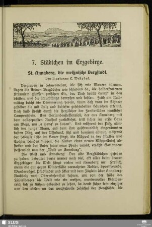 7. Städtchen im Erzgebirge
