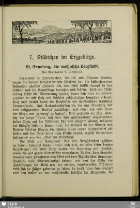 7. Städtchen im Erzgebirge