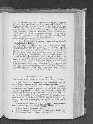Sitzung am 5. Februar 1907.