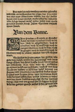 Van dem Banne.