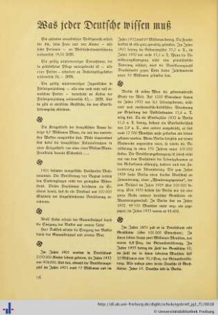 Was jeder Deutsche wissen muß.