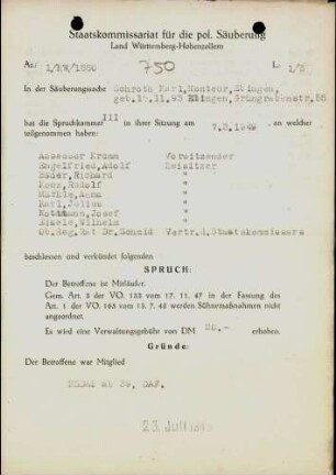 Schroth, Karl