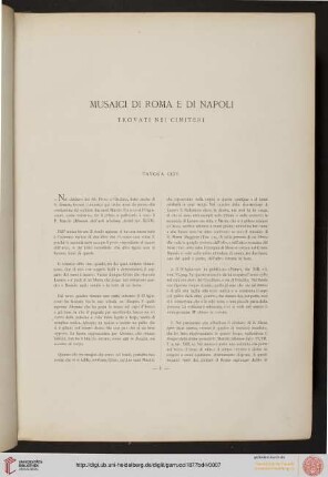 Musaici di roma e di Napoli