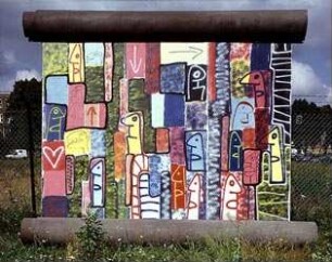 Die Mauer. Bemalt von Thiery Noir.