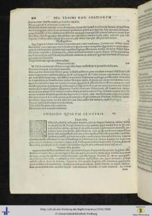 Proverbiorum chiliadis quartae centuria VI.