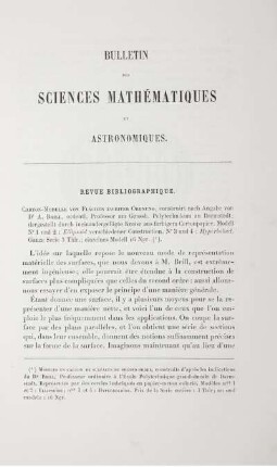 Revue Bibliographique.