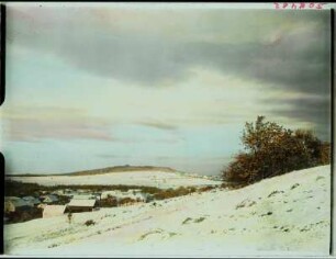 Langenhennersdorf, Blick zum Cottaer Spitzberg