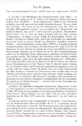 Vor 90 Jahren