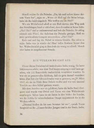 Ein Vulkan bricht aus
