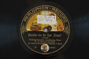 Cavatine aus der Oper "Ernani" / (Verdi)
