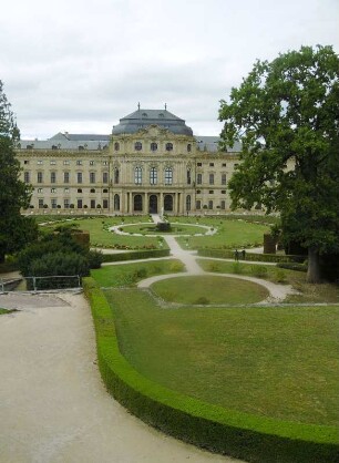 Würzburg: Residenz Hofgarten