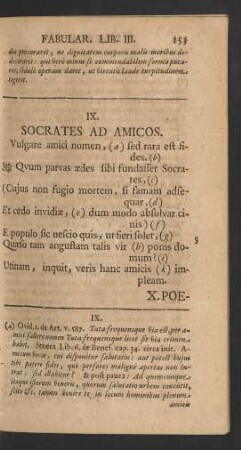 IX. Socrates Ad Amicos.