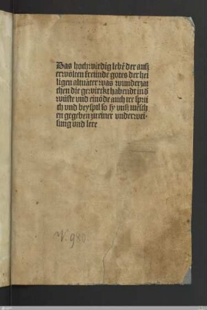 Leben der heiligen Altväter