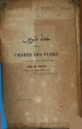 Charte des Turks