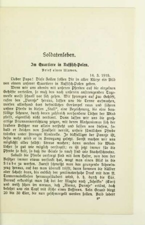 Soldatenleben