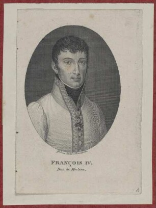 Bildnis des François IV.