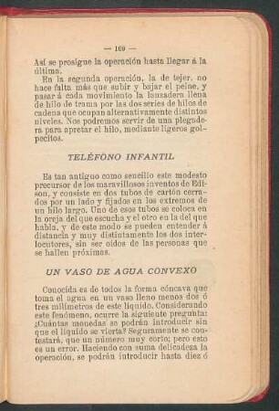 Un vaso de agua convexo