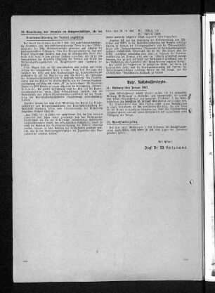 21. Meldung über Januar 1943.