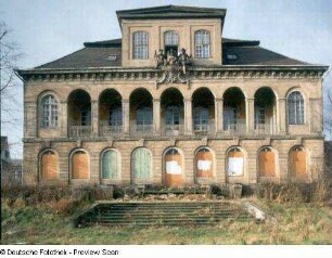 Dresden-Übigau, Rethelstraße 47. Schloß. Elbseite