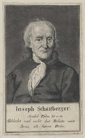 Bildnis des Ioseph Schaitberger