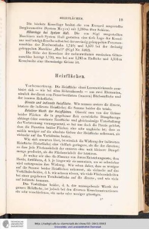 Heizflächen