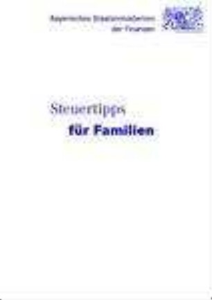 Steuertipps für Familien