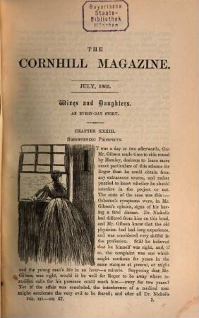 The Cornhill magazine. 12,1. 1865