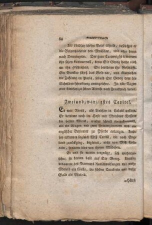 Zweiundzwanzigstes Capitel