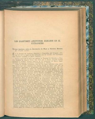 Los escritores argentinos juzgados en el extranjero