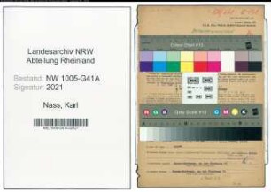 Entnazifizierung Karl Nass , geb. 08.08.1907 (Polizeibeamter)