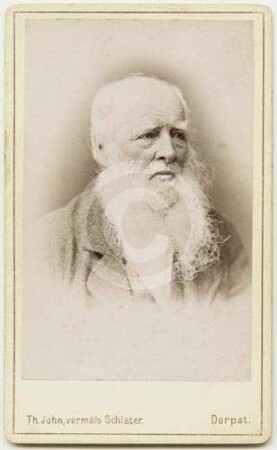 Porträt von Alexander Georg Bunge