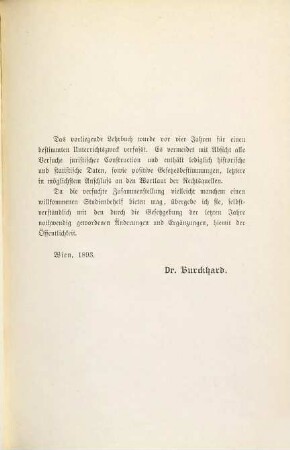 Leitfaden der Verfassungskunde der österreichisch-ungarischen Monarchie