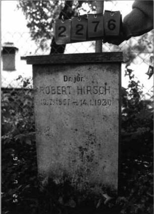 Grabstein 2276 [Hahn S. 101 Grab-Nr. Ur.I-111]