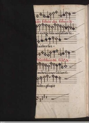 [Heinrich Isaac] : [Chri]stus filius dei
