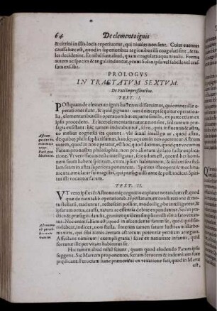 Prologus In Tractatum Sextum