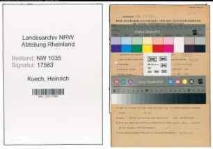 Entnazifizierung Heinrich Kuech , geb. 23.05.1922 (Kaufmaennischer Angestellter)