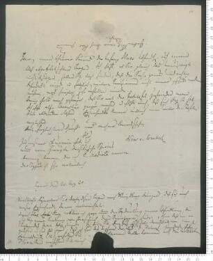 Brief von Christian Gottfried Daniel Nees von Esenbeck an Adelbert von Chamisso