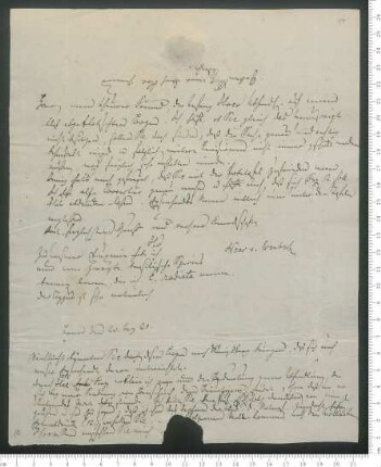 Brief von Christian Gottfried Daniel Nees von Esenbeck an Adelbert von Chamisso