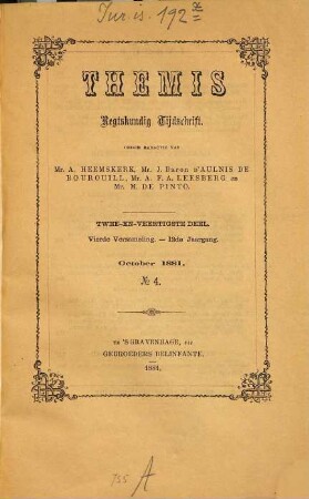 Themis. 42. 1881, Nr. 4