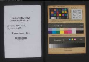 Entnazifizierung Karl Thoennissen , geb. 12.12.1886 (Buchbinder)