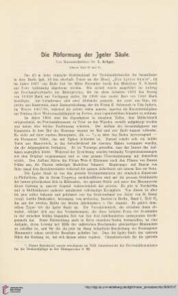Die Abformung der Igeler Säule