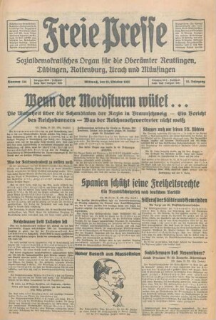 Freie Presse 1931 (Nr. 246)