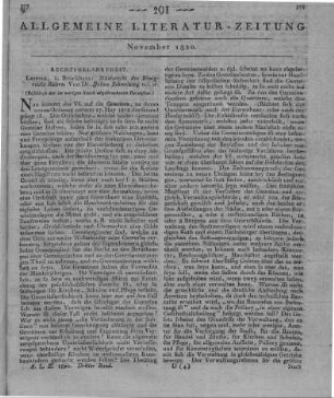 Schmelzing, J.: Staatsrecht des Königreichs Baiern. T. 1. Leipzig: Brockhaus 1820 (Beschluss der im vorigen Stück abgebrochenen Rezension)