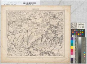 [Topographische Karte 1 : 80.000 von Rheinland und Westfalen-Generalstabskarte -]. Paderborn. Nr. 3. LF 26° B 51°30'. [Prägestempel] Simon Schropp & Co. in Berlin