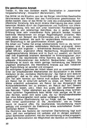 30-32, Die geschlossene Anstalt