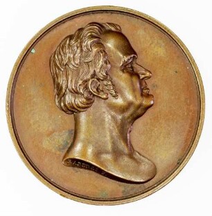 Medaille auf den Geographen Carl Ritter
