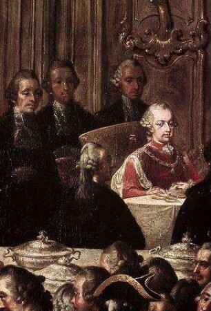 Fest des Goldenen Vlies-Ordens zur Zeit des Kaisers Franz I. Stephan in der Wiener Hofburg