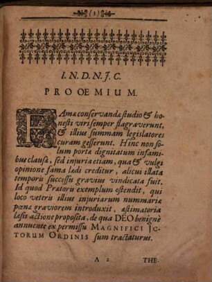 Disputatio Juridica Inauguralis De Actione Iniuriarum Æstimatoria