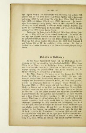 Wallenstein in Mecklenburg