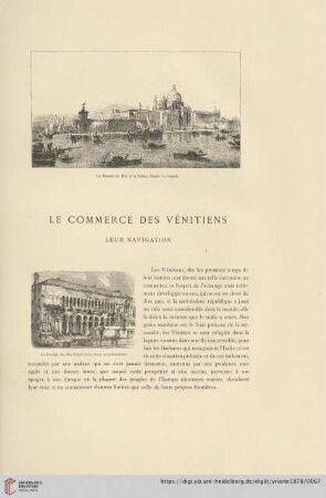 Le Commerce Des Vénitiens